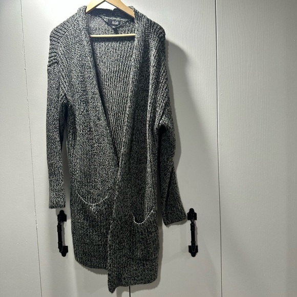 a.n.a Gray Open-Front Cardigan Sweater wPOCKETS - Picture 8 of 11
